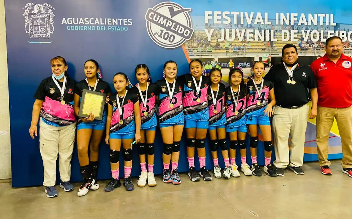 Doradas de Ciudad Madero vence en festival nacional de Voleibol a Aguascalientes 